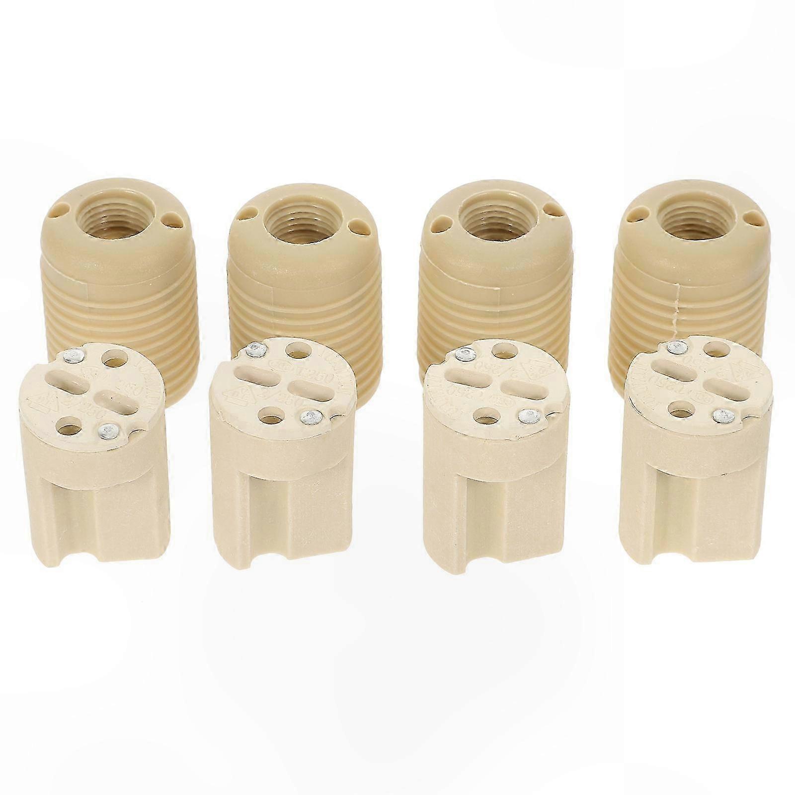 For Craftsmen, 4Pcs Replacement Lamp Socket G9 Interface Screw