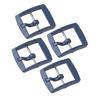 4pcs 20mm Plastic Watch Band Buckle Watch Clasp Watch Accessories for Friends (Dark Blue)