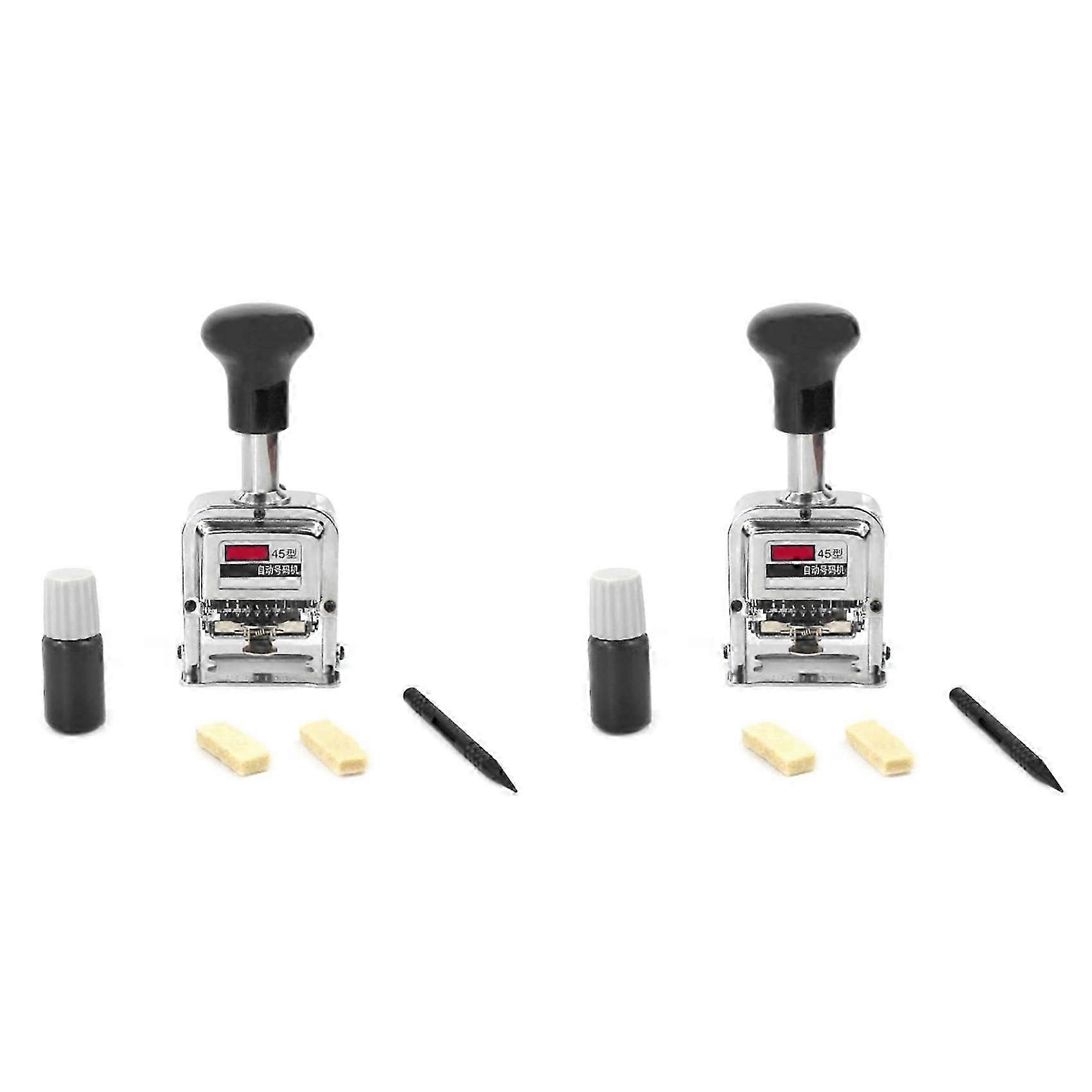 2X Numbering Machine Automatic Numbering Machine Numbering Code Page Numbering Machine Digital Seal Office