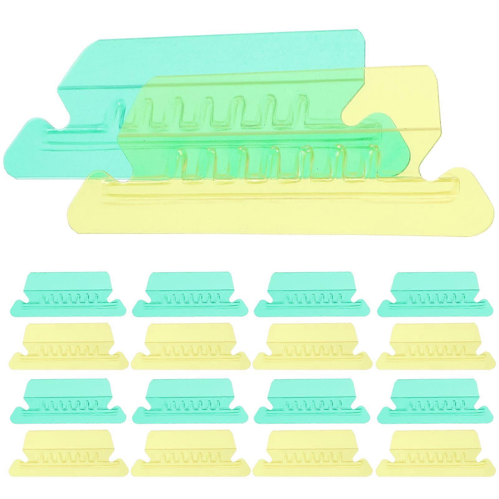 Small Hanging File Tabs for File Folder Use with 20Pcs Inserts