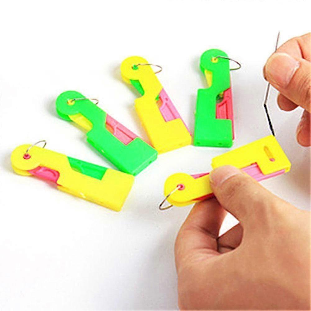1 Pcs Plastic Automatic Needle Threader Tool for Sewing with Easy Threading for Elderly 26-27