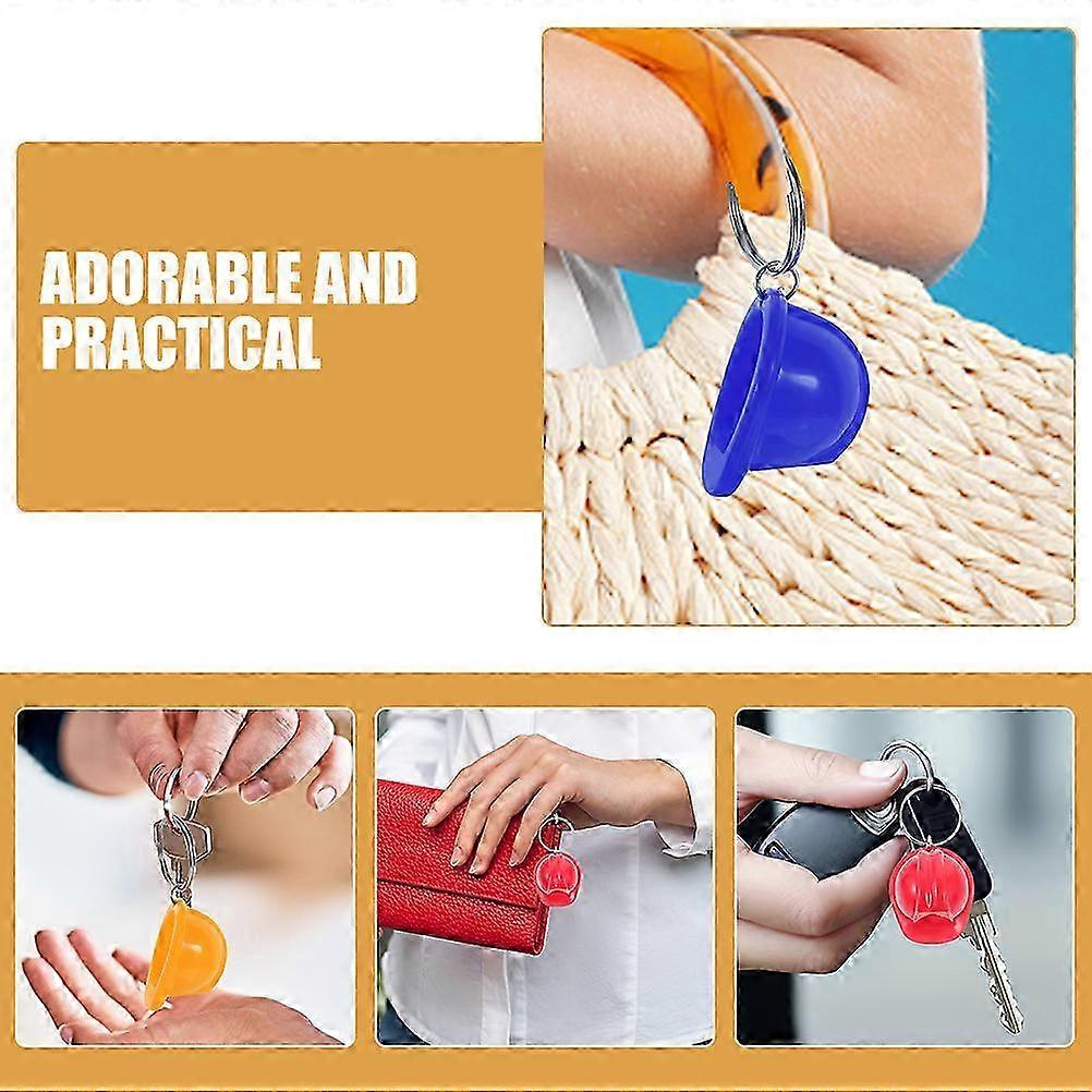 Construction Mini Keychain compatible with Engineering Purposes 6Pcs Set