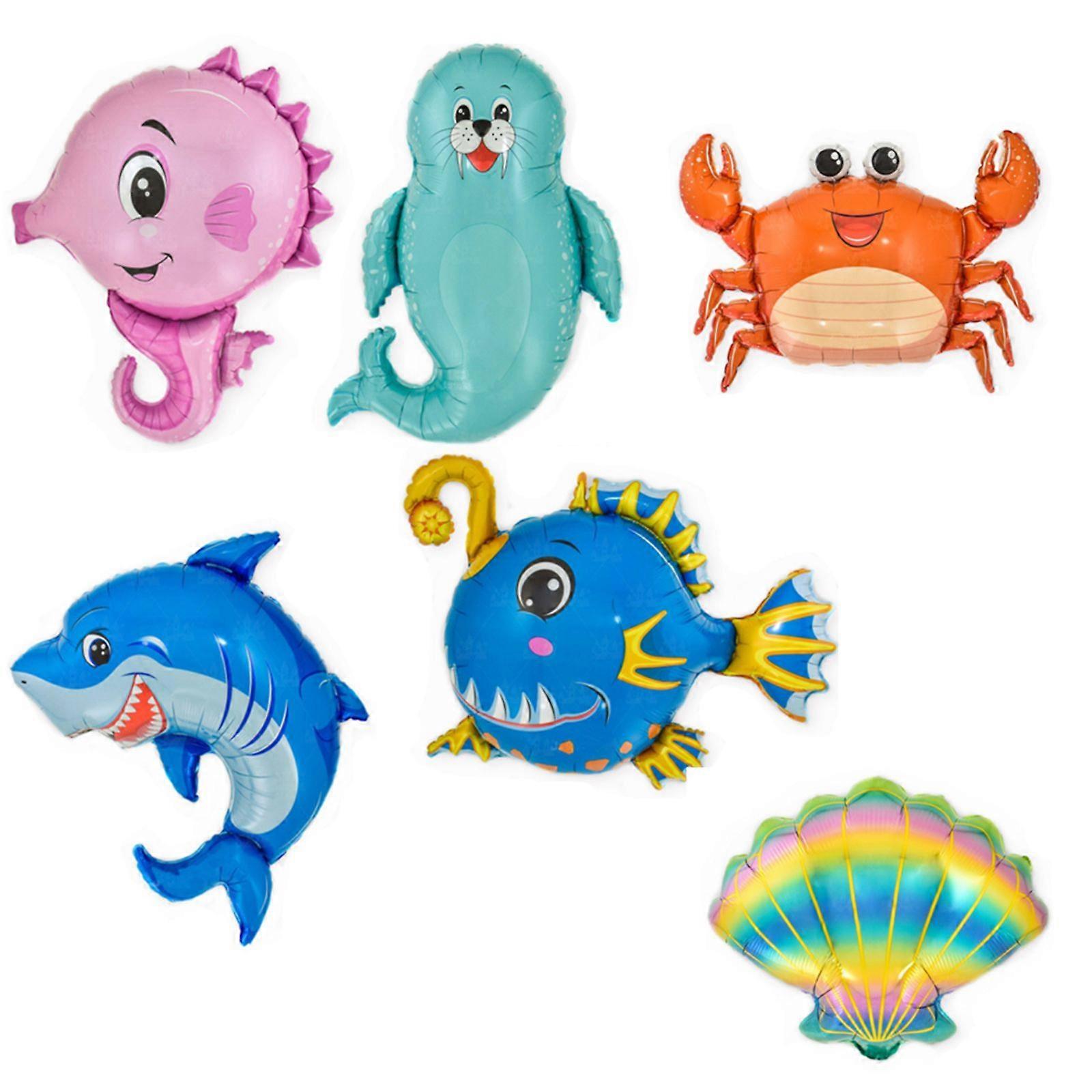 Ocean Shark Theme, 6 Different, Easy Inflate