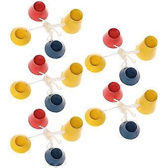 Gummierte Golfballhalter für den Sport, 5er-Sets, verschiedene Farben