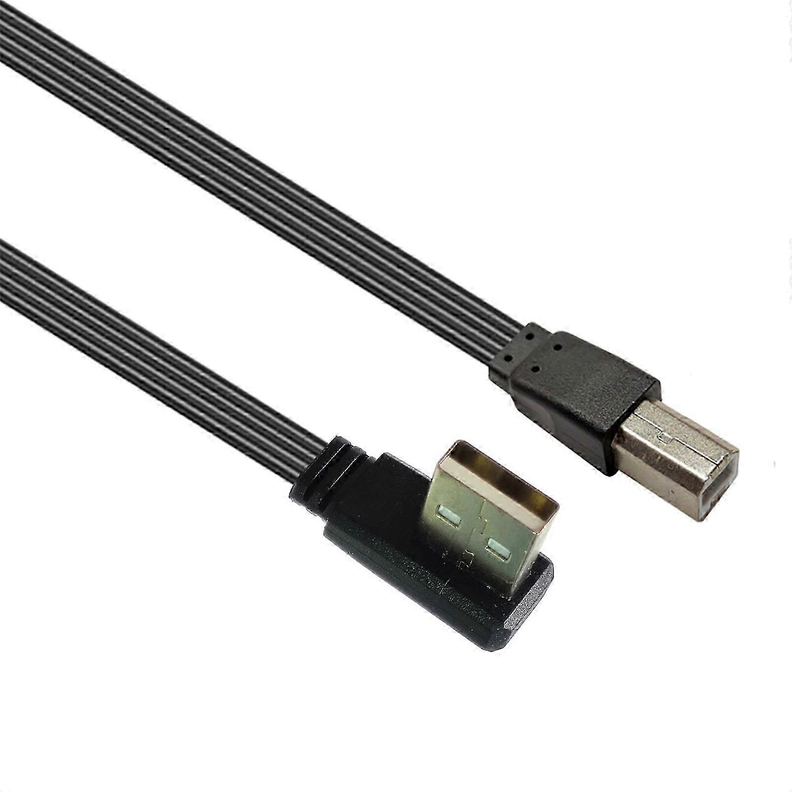 Various Length USB to USB B Printer Cord Plastic Texture Suitable compatible with Multiple Operating Systems and Peripherals Devices Multicolor