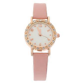 Ladies Children Watch Fashion Student Watch for Women 1Pcs Pink Quartz Wrist