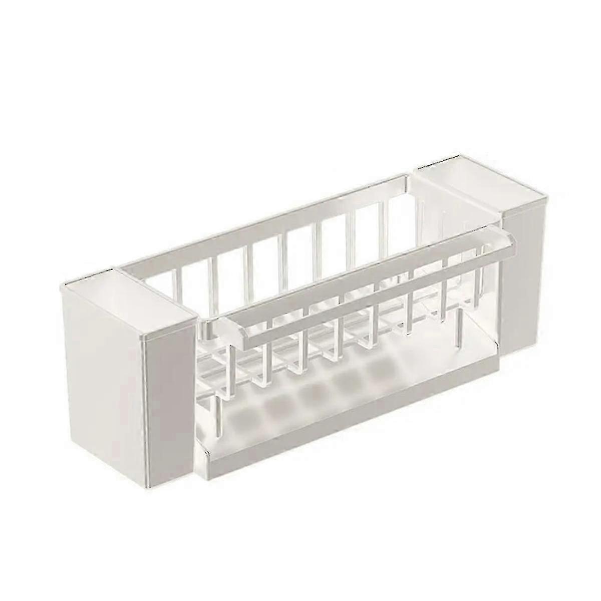 Filter Basket Kitchen Sink Drain Rack White