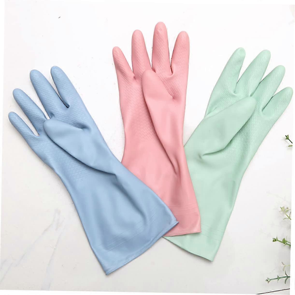 Reusable Waterproof Kitchen Cleaning Gloves