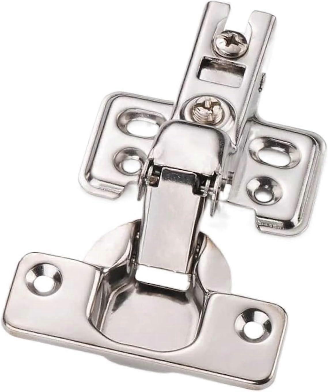 Soft Close Cabinet Door Hinges Set, RustResistant Full Overlay Cupboard Hinges for Kitchen