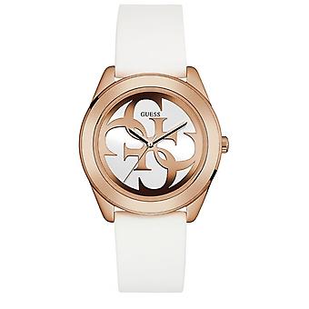 Guess- g twist Analog Quartz Women's Watch with Rubber Bracelet W0911L5