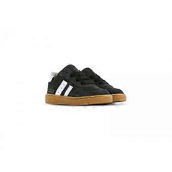 Kids Shoesme Bn26w002 Laced Trainer Style Shoe In Dark Grey