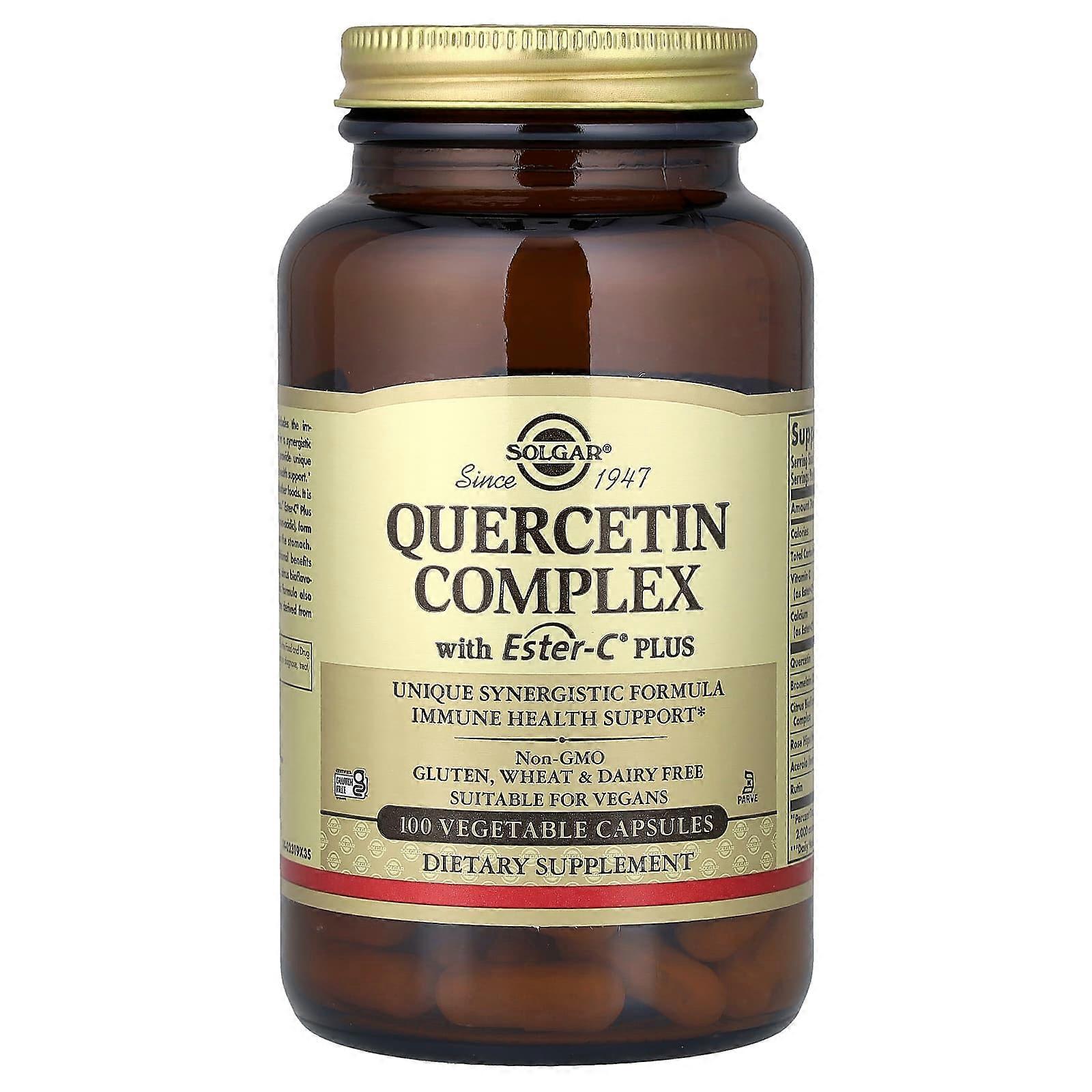 Solgar, Quercetin Complex with Ester-C Plus, 100 Vegetable Capsules