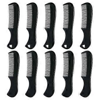 10pcs Beard Comb Hair Comb Pocket Sized Comb Mens Mustache Comb Styling Comb-bj