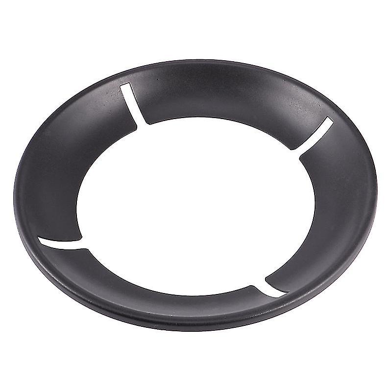 25X25x3cmブラックウォーターオーブン1pc防風ガスストーブポットリング省エネファイヤーギャザリング中華鍋ホルダー