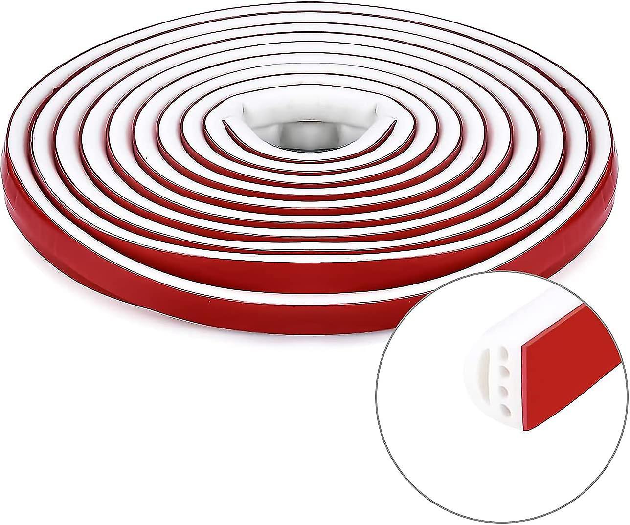 Silicone Rubber Weather Strip, Seal Design Multi-hole Strip For Doors And Windows, Professional Self Adhe