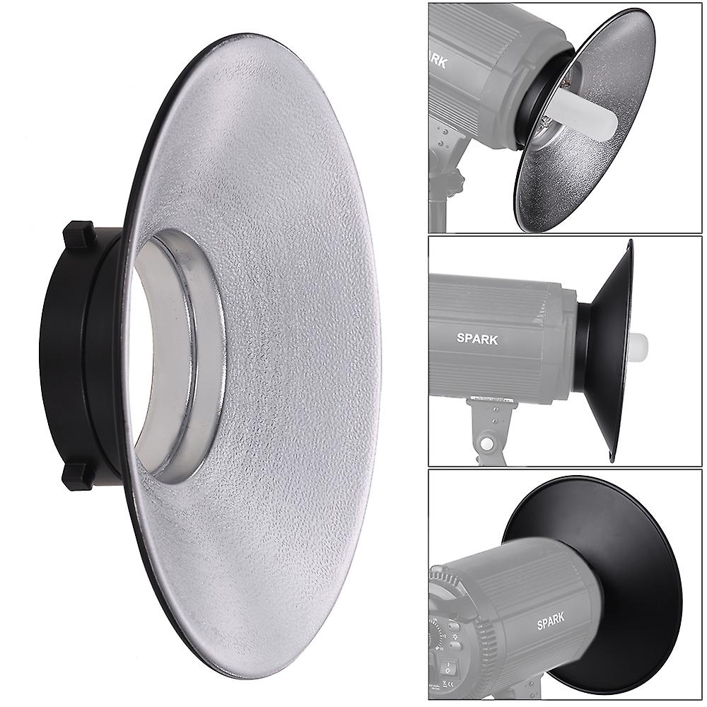 120 Degree Wide-angle Photography Flash Reflector Bowens Mount Diffuser