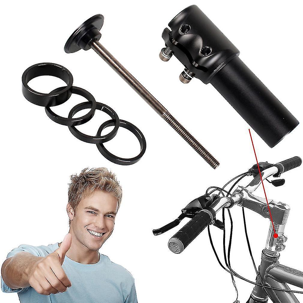 Alloy Handlebar Fork Stem Riser Bicycle Rise Up Extender Head Up Adaptor