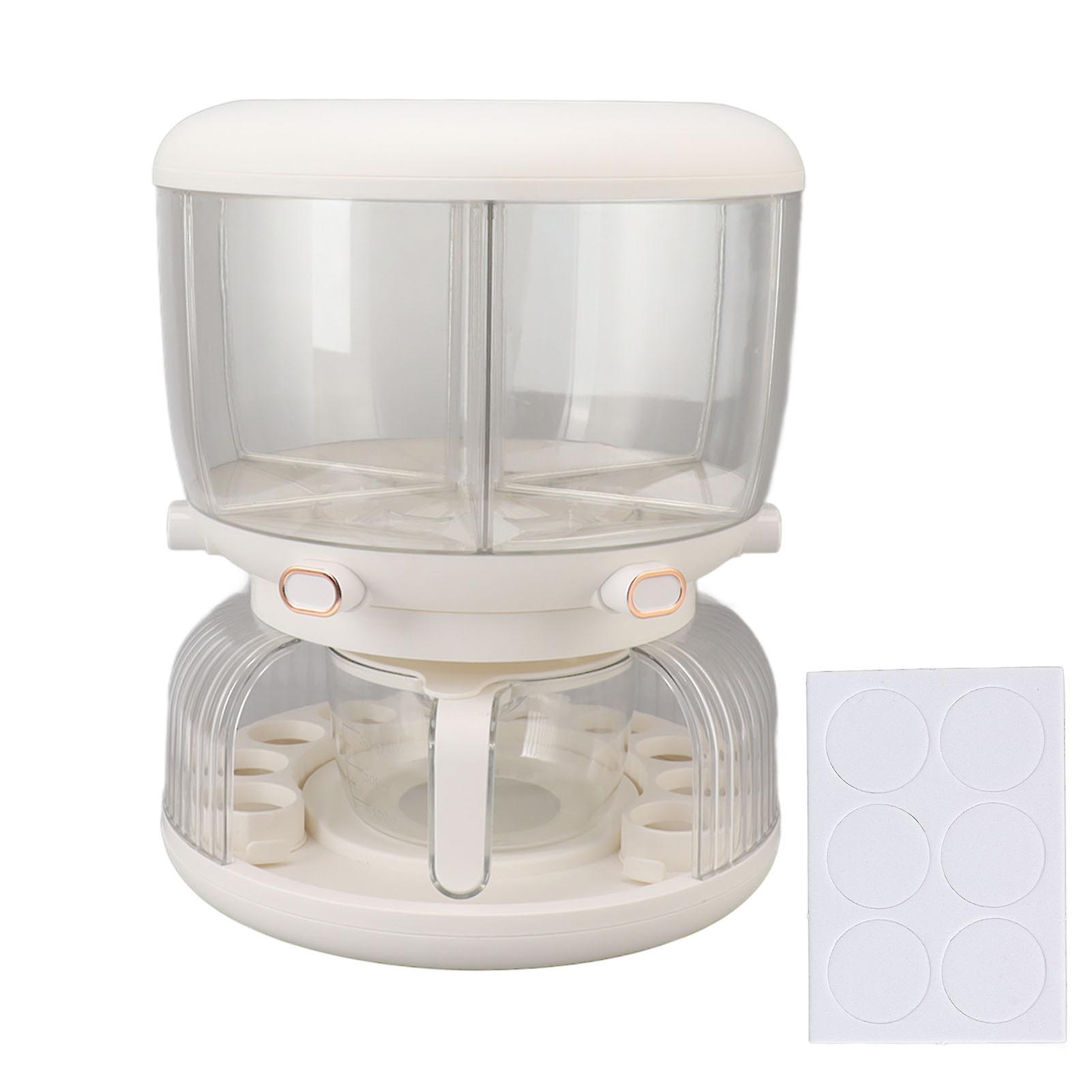 360 Degree Rotating Grain Storage Food Dispenser Rotating Rice Grain Dispenser Storage Container for Millet Black Rice Barley