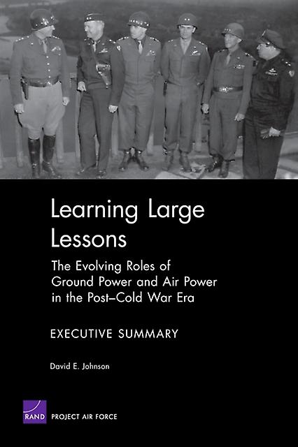 Learning Large Lessons by David E Louisiana State University Johnson Paperback