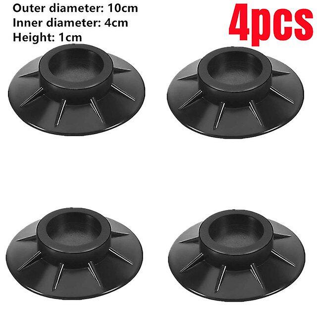 4Pcs Adjustable Height Washing Machine Foot Pads Anti Vibration Refrigerator Base Fixed Non-slip Pad Support Dampers Stand