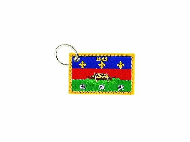 Cle Cles Key Brode Patch Ecusson Badge Flag Guyana