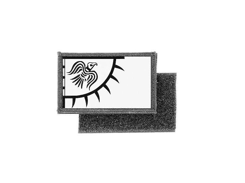 Patch ecusson prints badge flag vinland Viking odin raven white