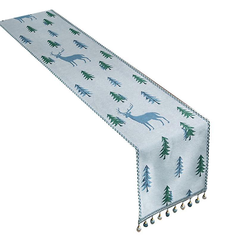 Table Runners Cartoon Non-slip Polyester Elegant Colorfast Table Cloth for Home