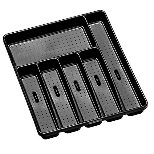 Madesmart 6 Compartment Cutlery Tray Soft Grip Lining Non Slip Feet Bpa Free