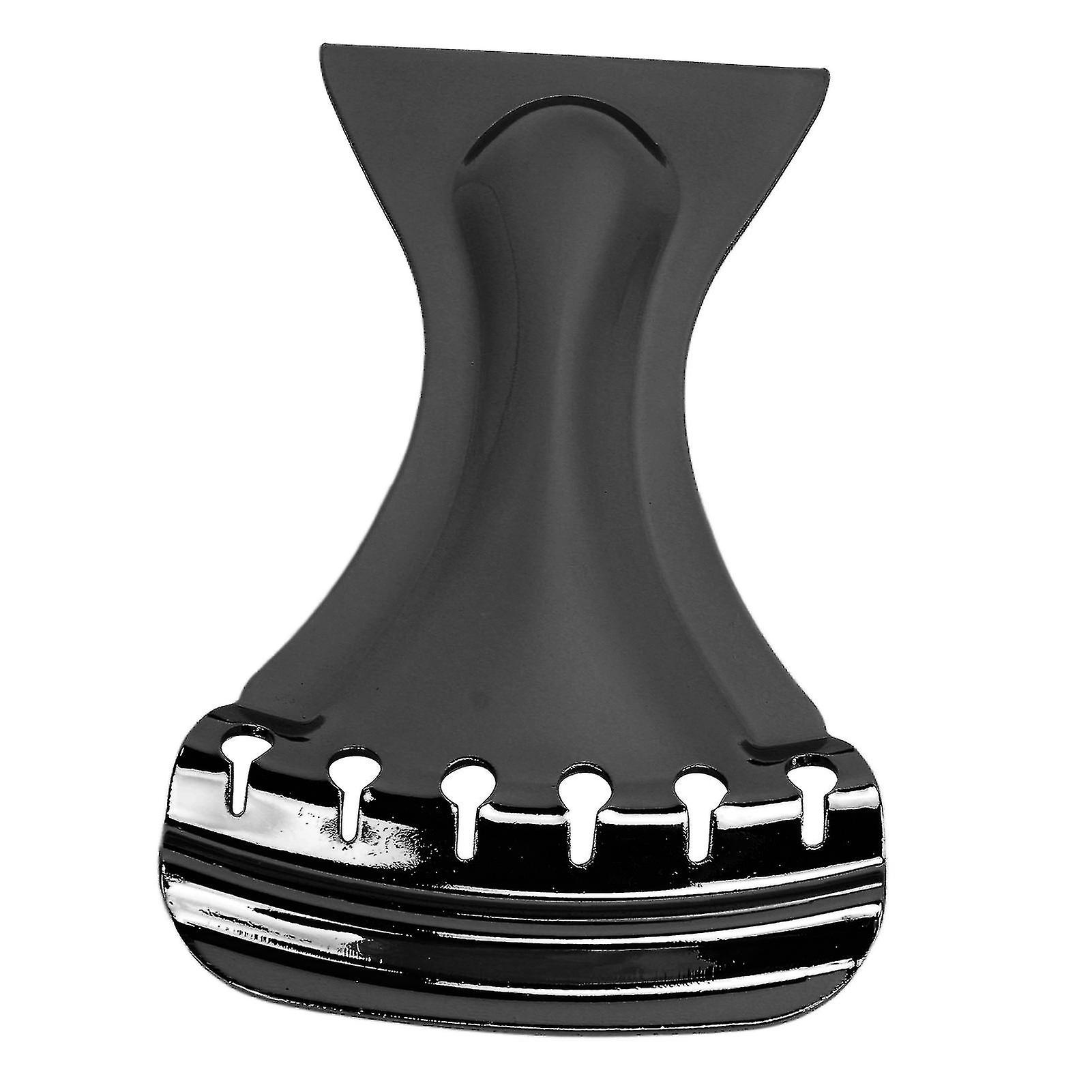 Guitar Tailpiece 6 String Bridge Alloy Easy Tuning Instrument Accessory for Maintenance Black 