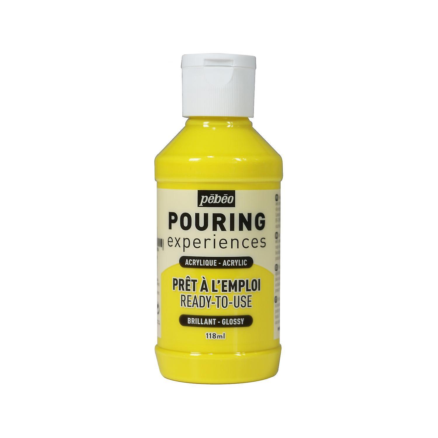 Glossy acrylic paint - Yellow - 118 ml