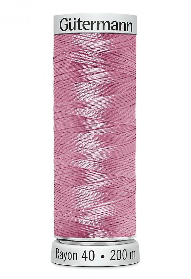 Gutermann No 40 خيط تطريز رايون عابس 200 متر 1121 - لكل منهما