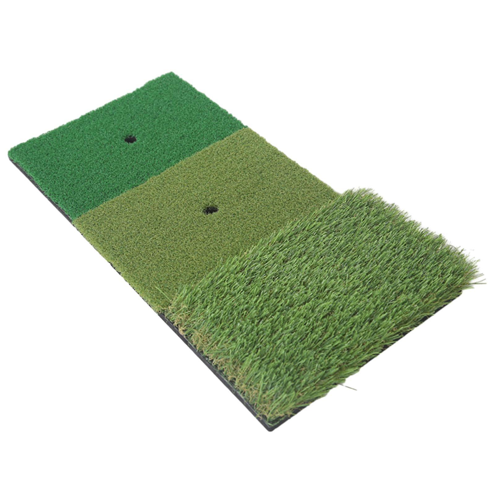 Golf Hitting Pad Collapsible 3in1 Practice Mat for Sports Indoor Home Office Style A