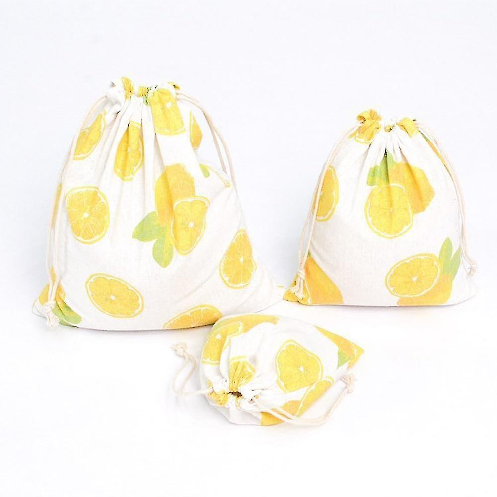 Sacs à dos Simple Grid Sachets De Thé De Rangement En Coton Et Lin