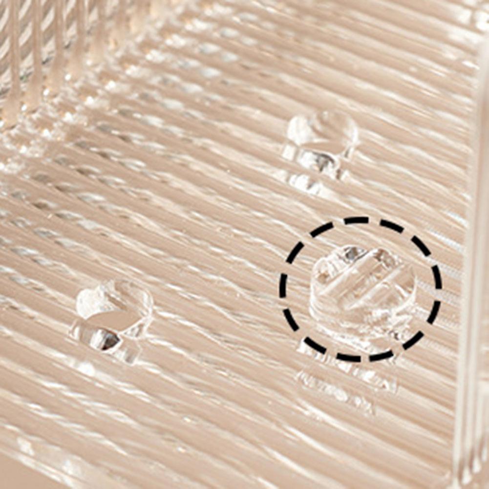 Acrylic Clear No punching Toothbrush Holders Wall Mounted mouthwash cup shelf