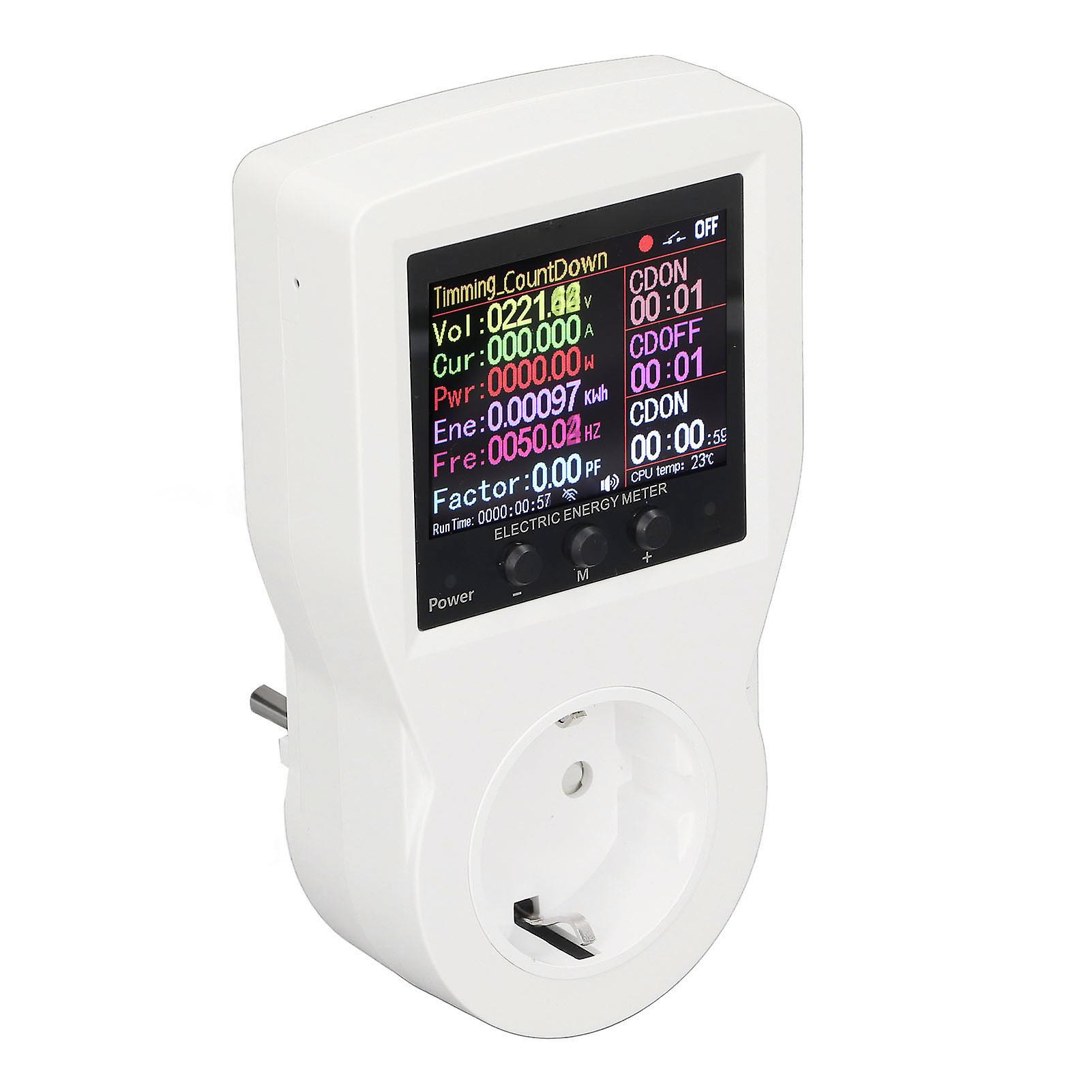 Smart Metering Socket Realtime Monitoring 16A Maximum Current 3680W WiFi Intelligent Outlet