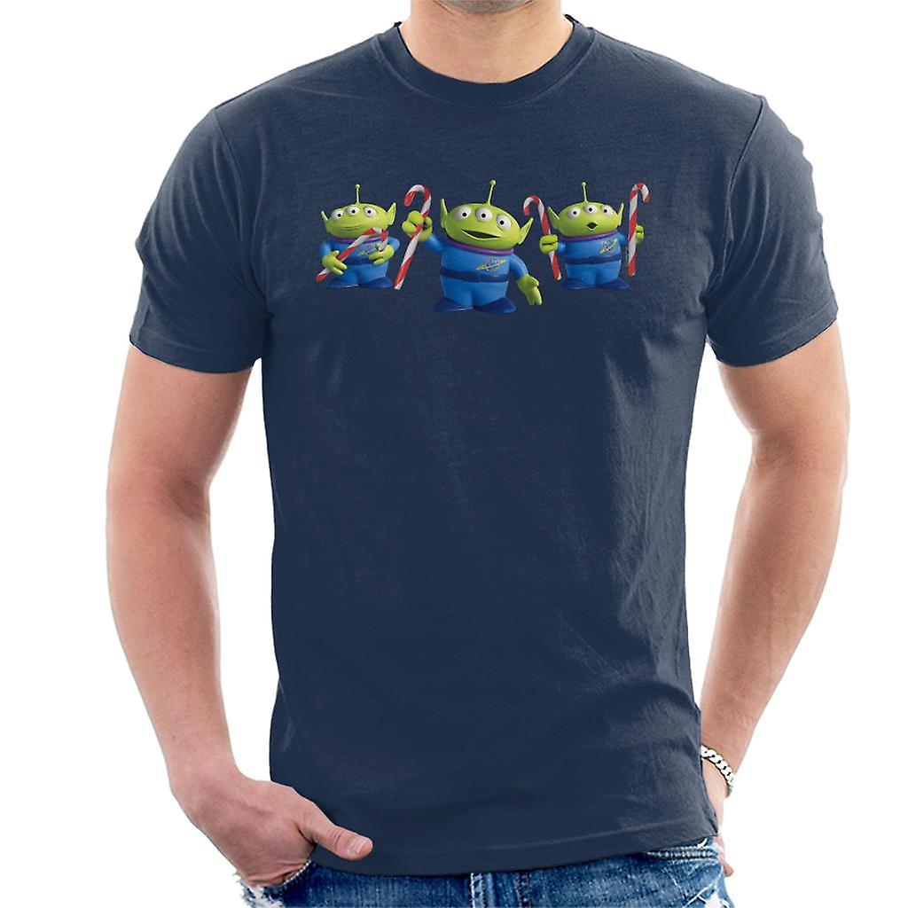 ディズニートイストーリークリスマスエイリアンメン&アポ;s Tシャツ