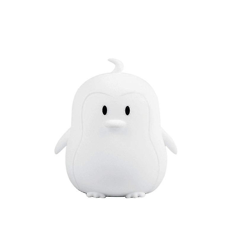 Nachtlicht Kinder, Baby Nachtlicht Pinguin Mit Fernbedienung Und Farbwechsel Penguin Led Kinderzimmerlampe Mit Interner Wiederaufladbarer Akuwhite1pcs