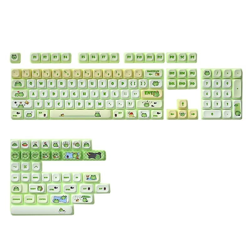 Mekaniska tangentbord Keycaps Keycap för 61/87/104/108 Layouter Keycap Set