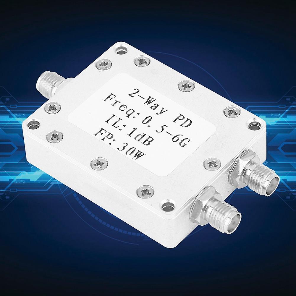 0.5-6GHz 30W 2-Way RF Power Splitter SMA-Female Connector