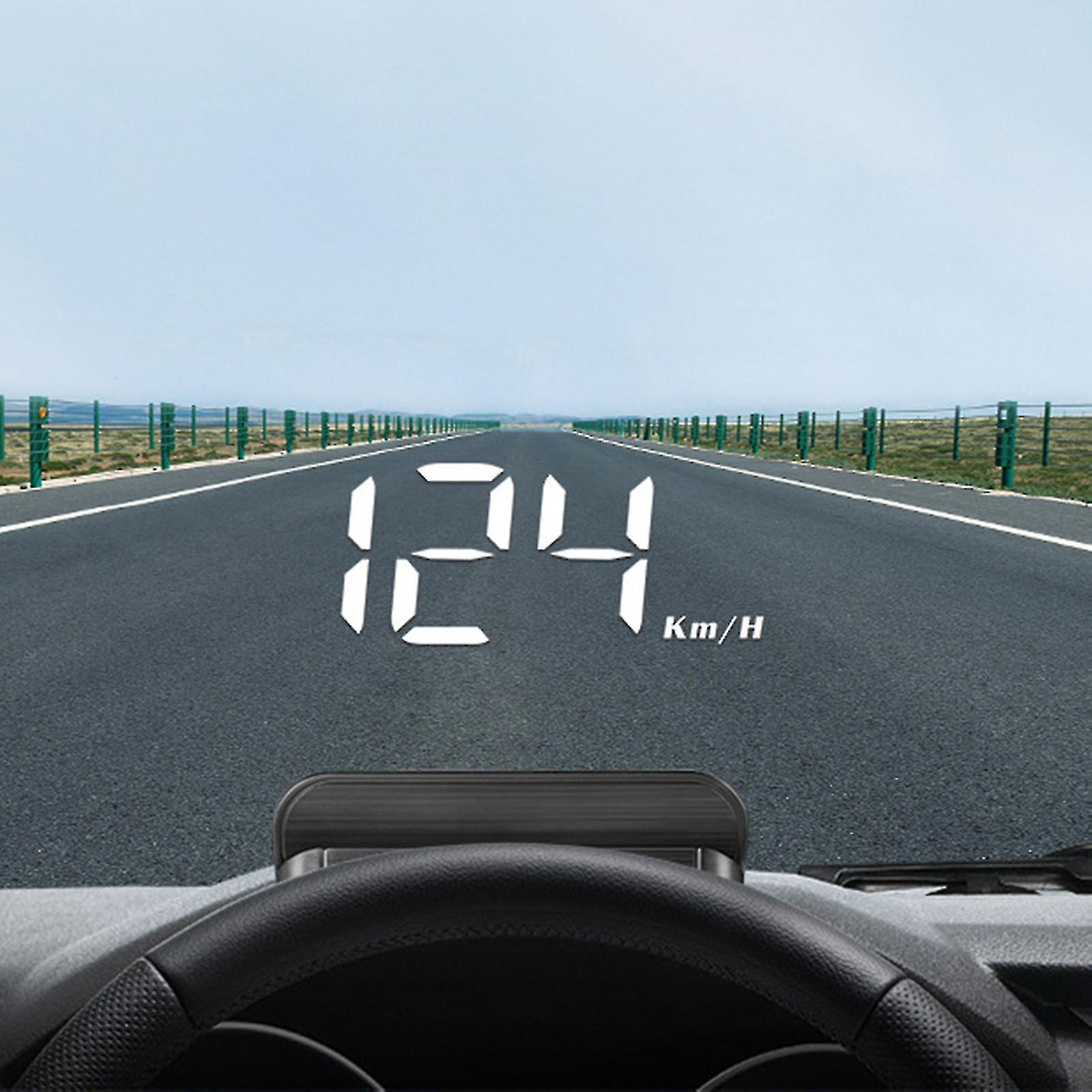 Wyświetlacz przezierny, samochodowy uniwersalny wyświetlacz GPS, interfejs USB prędkościomierza, prędkość, kierunek jazdy, nadmierna prędkość, wyczyść kod usterki, dla wszystkich pojazdów