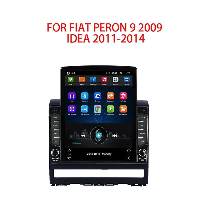 9.7" Android For Fiat Peron 9 2009 Idea 2011 2014 Tesla Type Car Radio Multimedia Video Player GPS