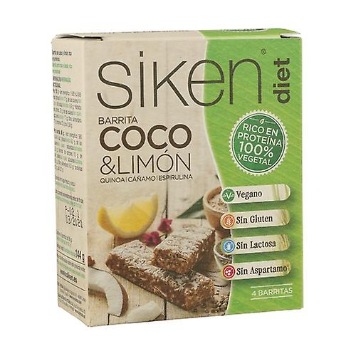 Sikendiet Coconut and Lemon Vegetable Protein 4 units of 36g