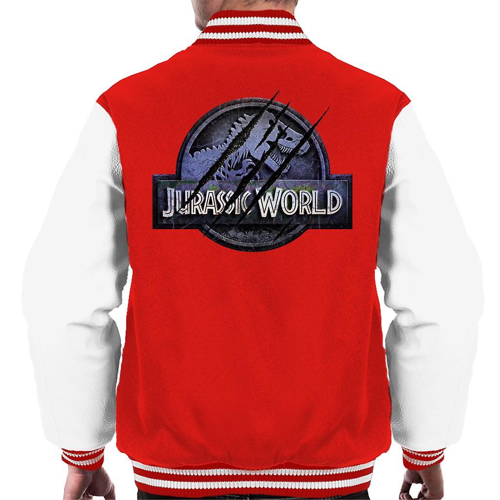 Jurassic Park Jurassic World Logo Claw Marks Men's Varsity Jacket
