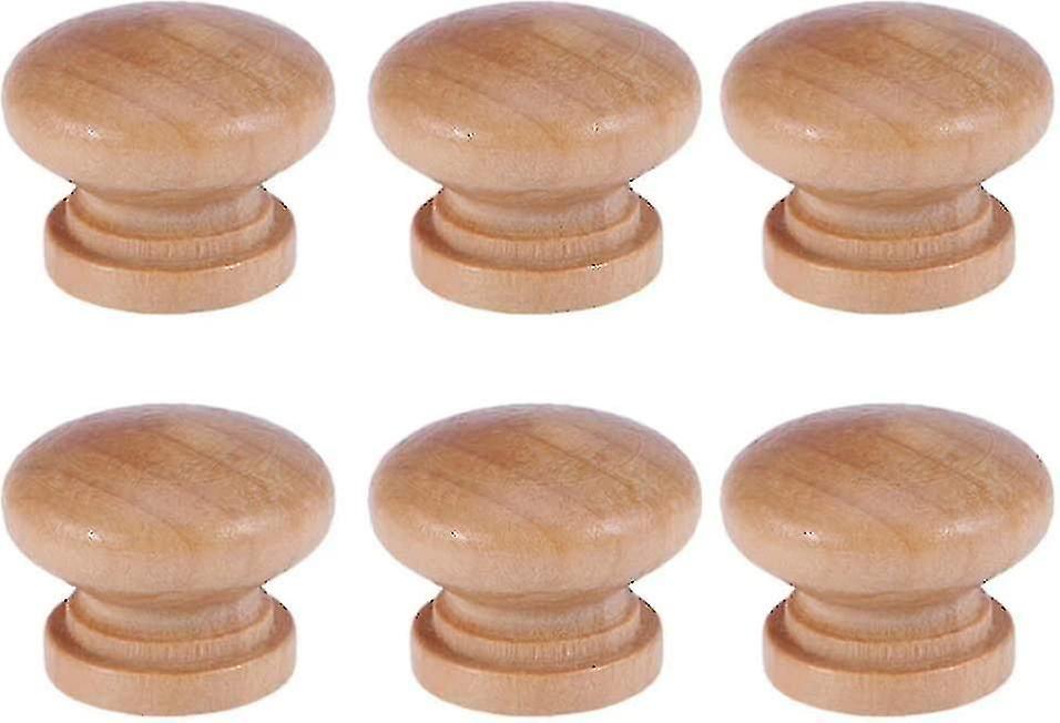 Wooden Mushroom-Shaped Pull Knobs for Cabinet Drawers - Hom Hardware