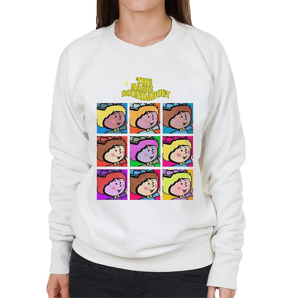 The Magic Roundabout Florence Pop Art Women's Sweatshirt