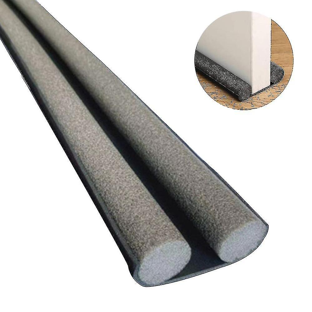 Double Door Draft Plug Noise Blocker Under Door Bottom Seal