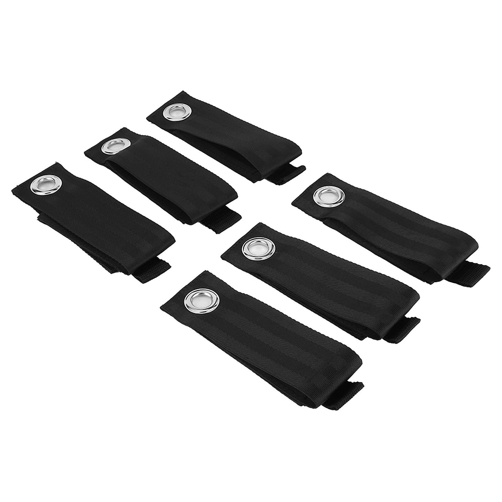 6pcs Heavy Duty Storage Straps Extension Cord Wrap Organizer Hanger for Rope Hoses Garage RV Boat
