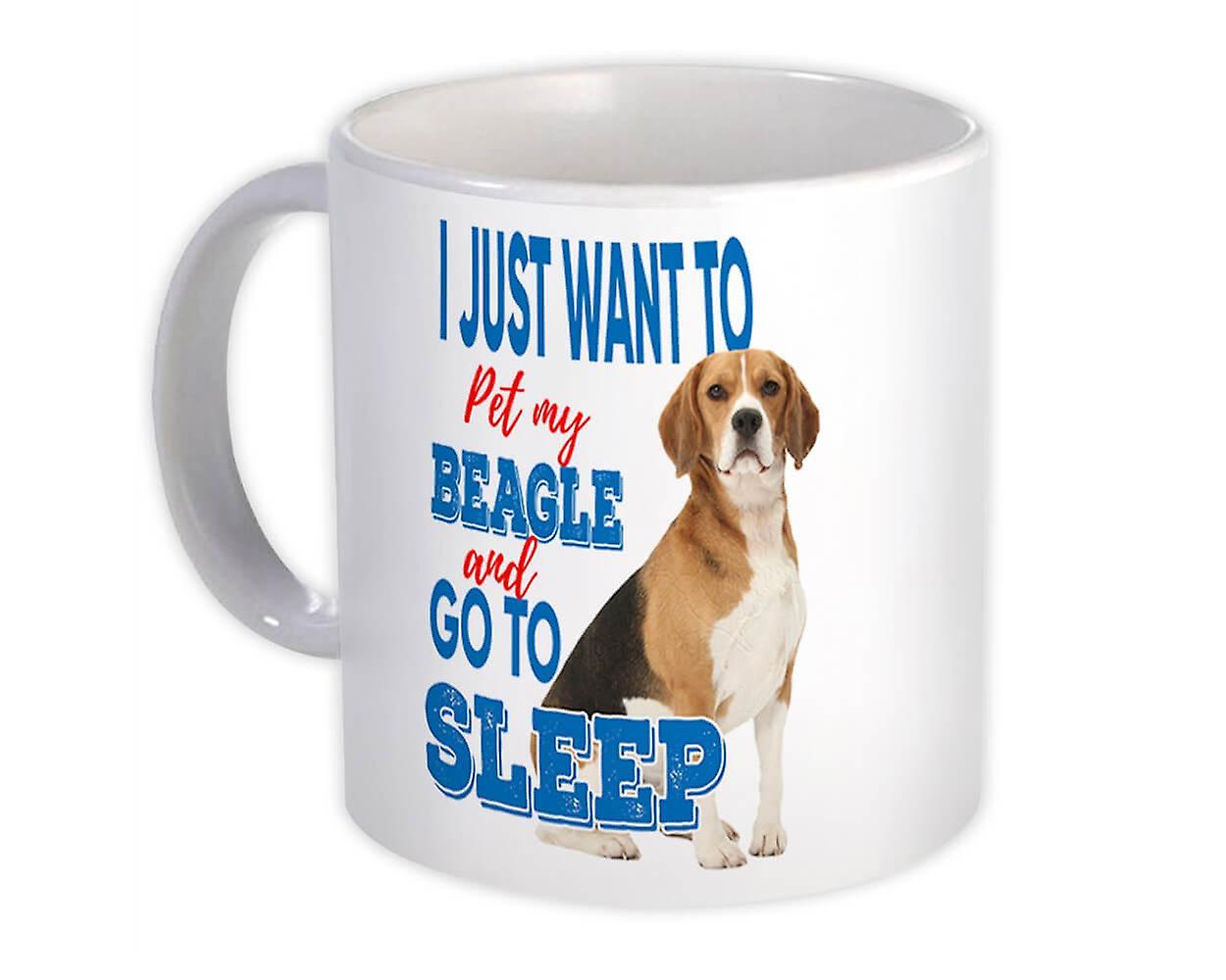 Gift Mug: Pet My Beagle Dog