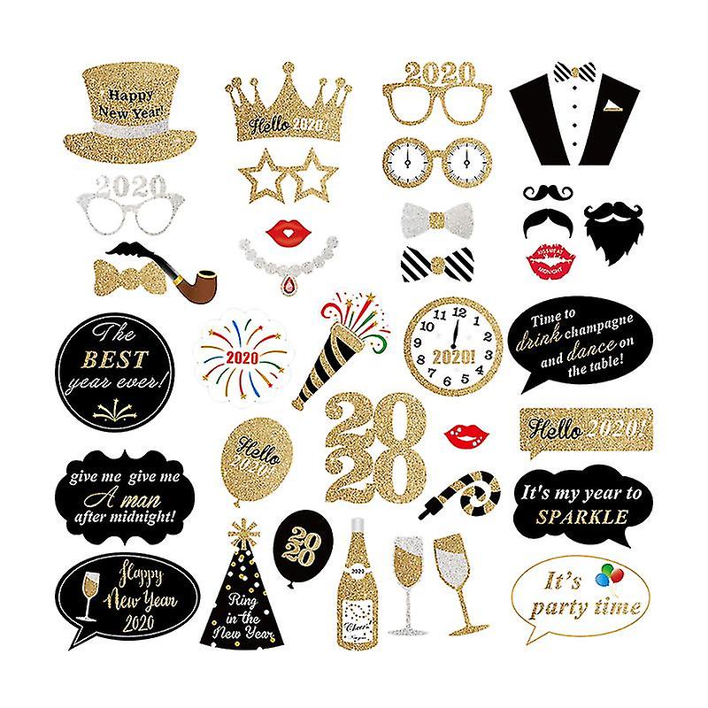 37pcs Photo Props For New Year