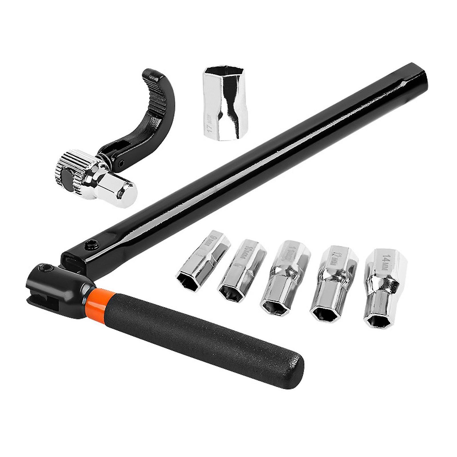 8 Pieces Wrench Socket Set Spanner Wrench Socket for Bathroom Toilet Kitchen